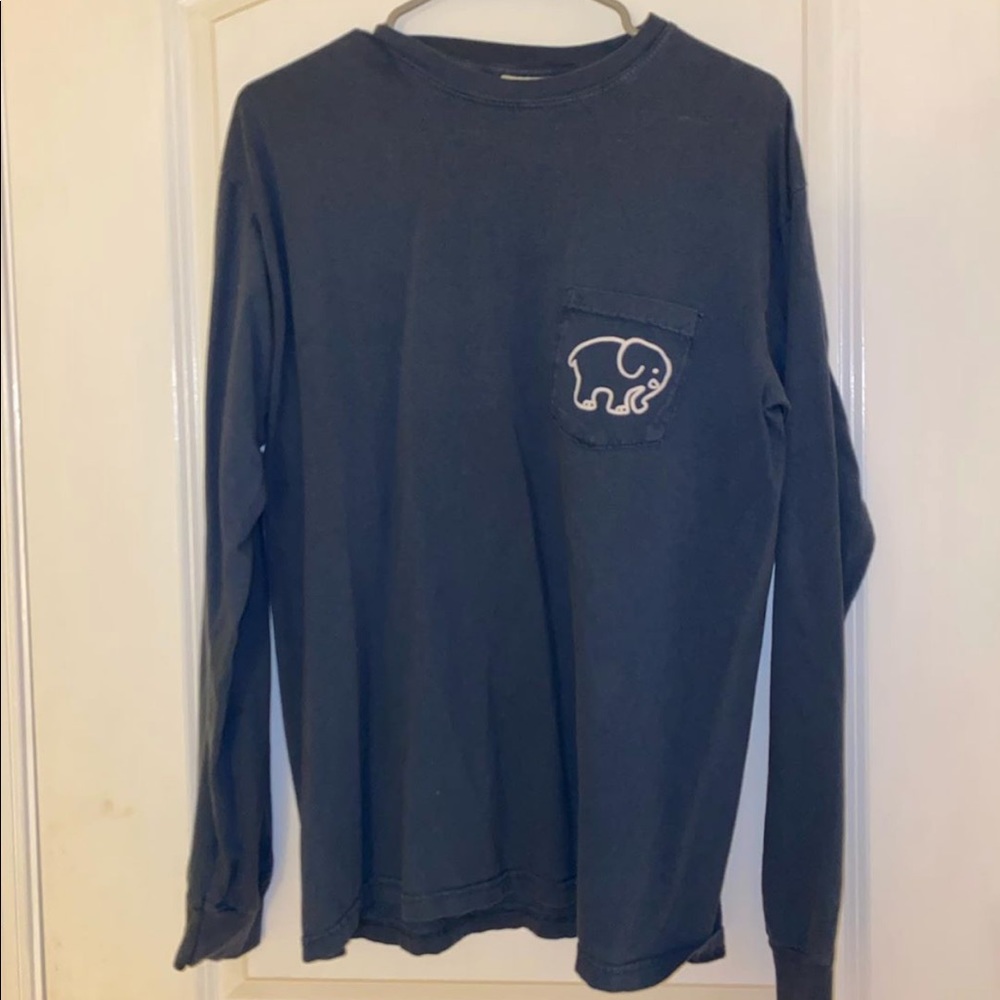 Long sleeve blue Ivory Ella t-shirt